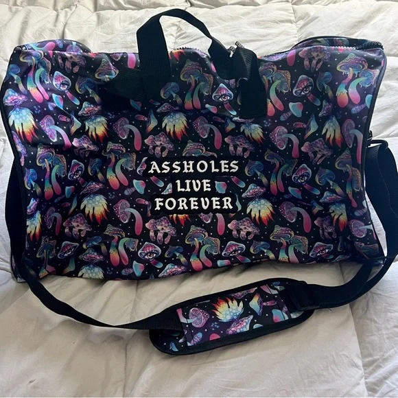 A**holes Live Forever/ Original* Have a Nice Trip Duffle Bag. - Picture 2 of 12